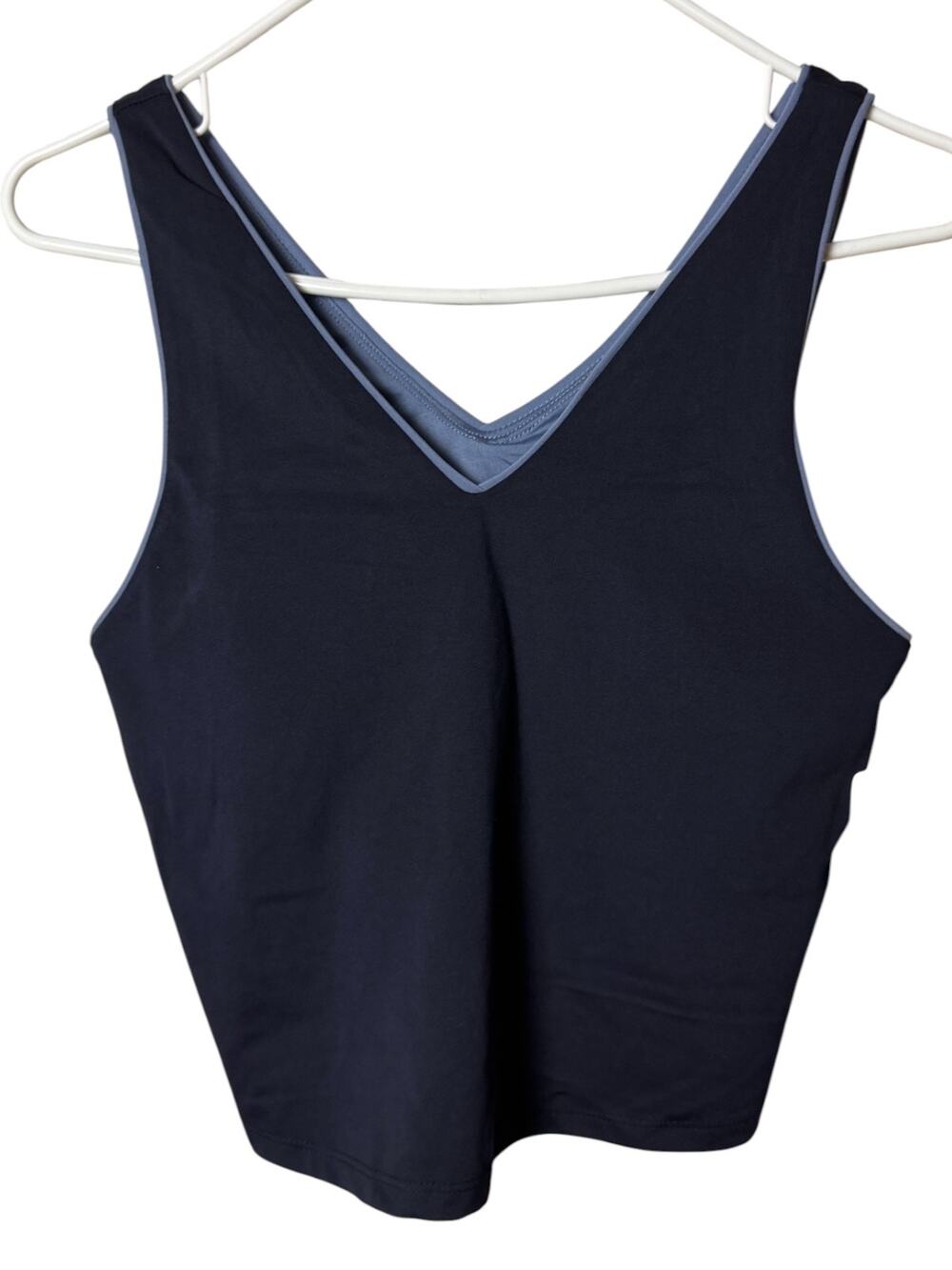 Jockey Women's  Inner Bra Studio Interlock Sleeve Bra V Shape Crop Top Size M